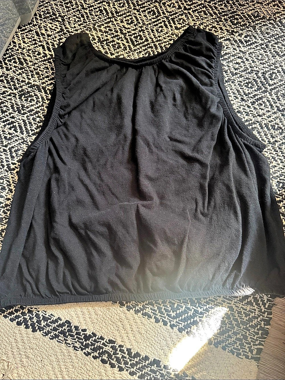 a new day Black Tank Top